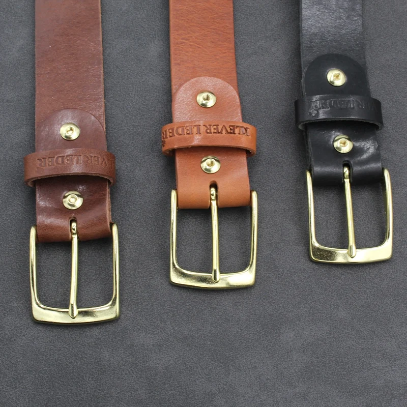 Gürtelschnalle 38 mm - Gold, poliert
