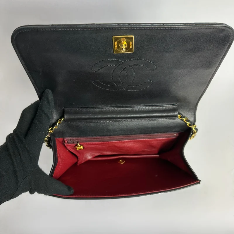 Chanel Einwellig Flap Bag Lammleder