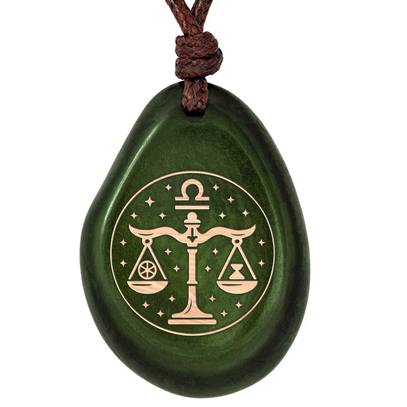 GRÜN Sternzeichen Amulett