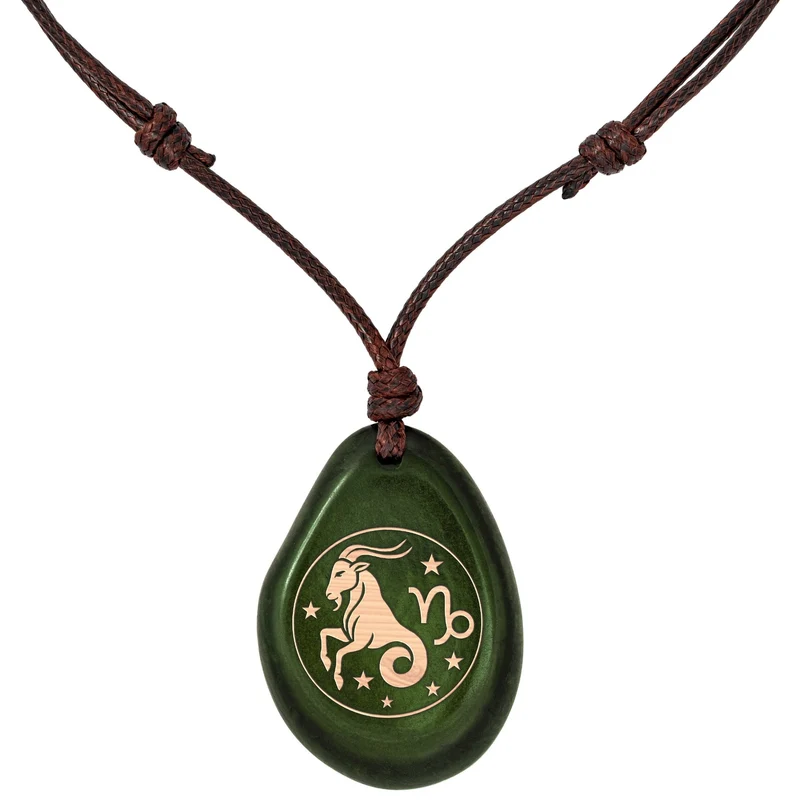 GRÜN Sternzeichen Amulett