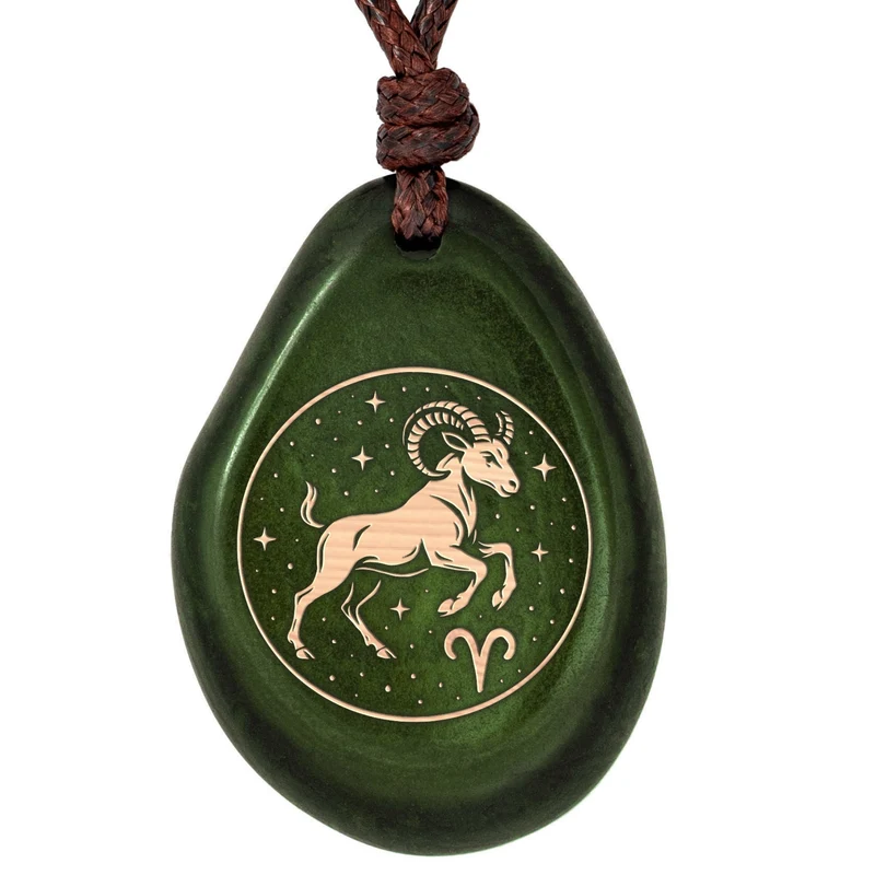 GRÜN Sternzeichen Amulett