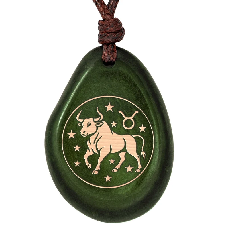 GRÜN Sternzeichen Amulett
