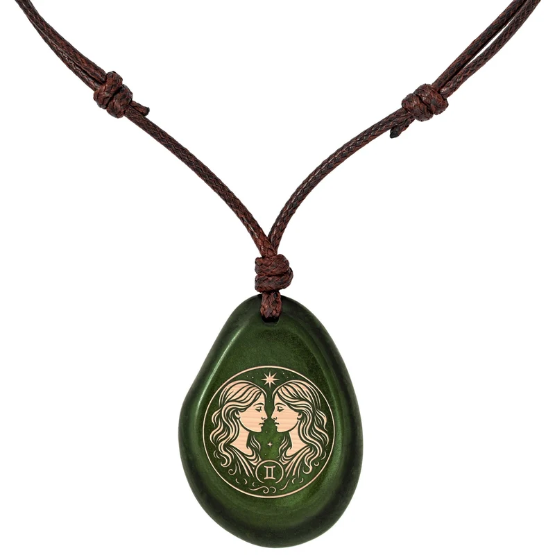 GRÜN Sternzeichen Amulett