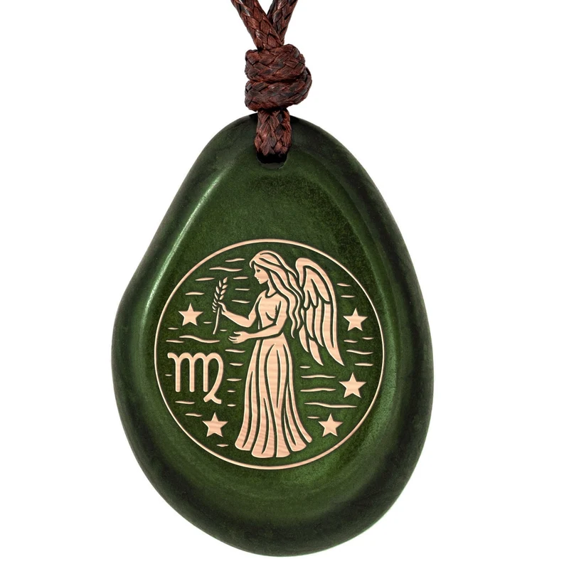 GRÜN Sternzeichen Amulett