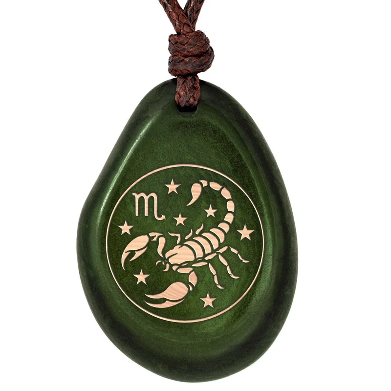 GRÜN Sternzeichen Amulett