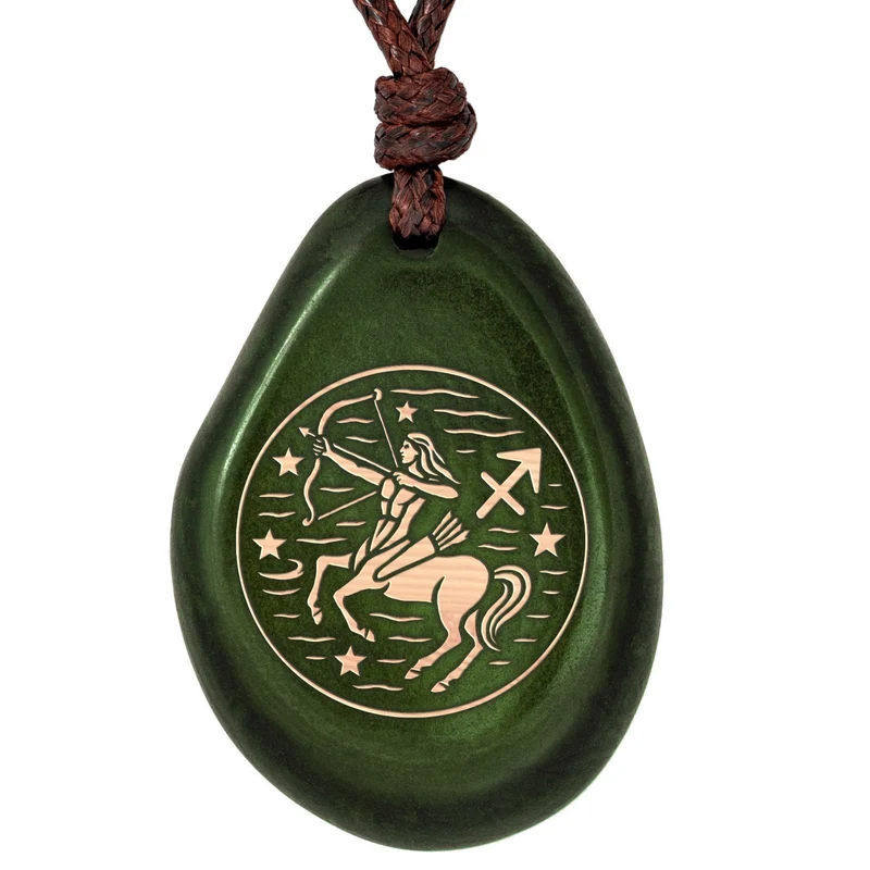 GRÜN Sternzeichen Amulett