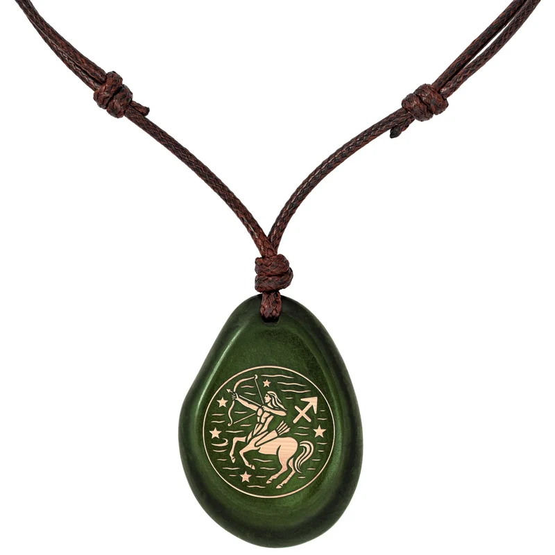 GRÜN Sternzeichen Amulett