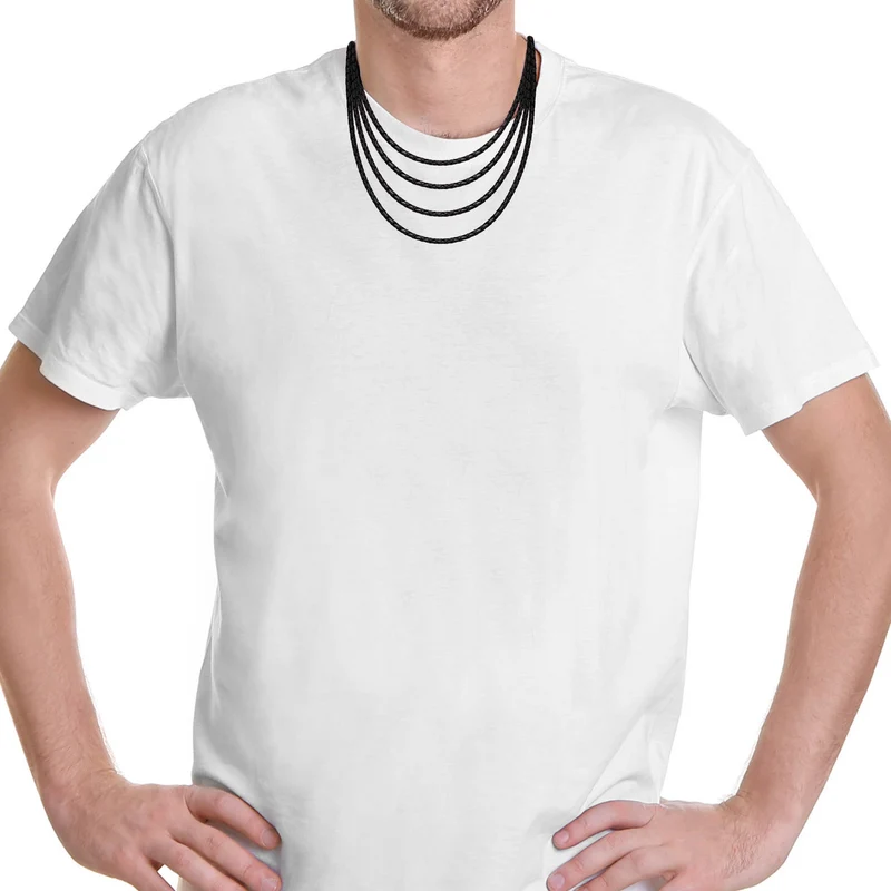 Lederkette mit Edelstahlverschluss