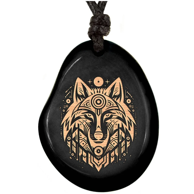 SCHWARZE Kette aus Taguanuss