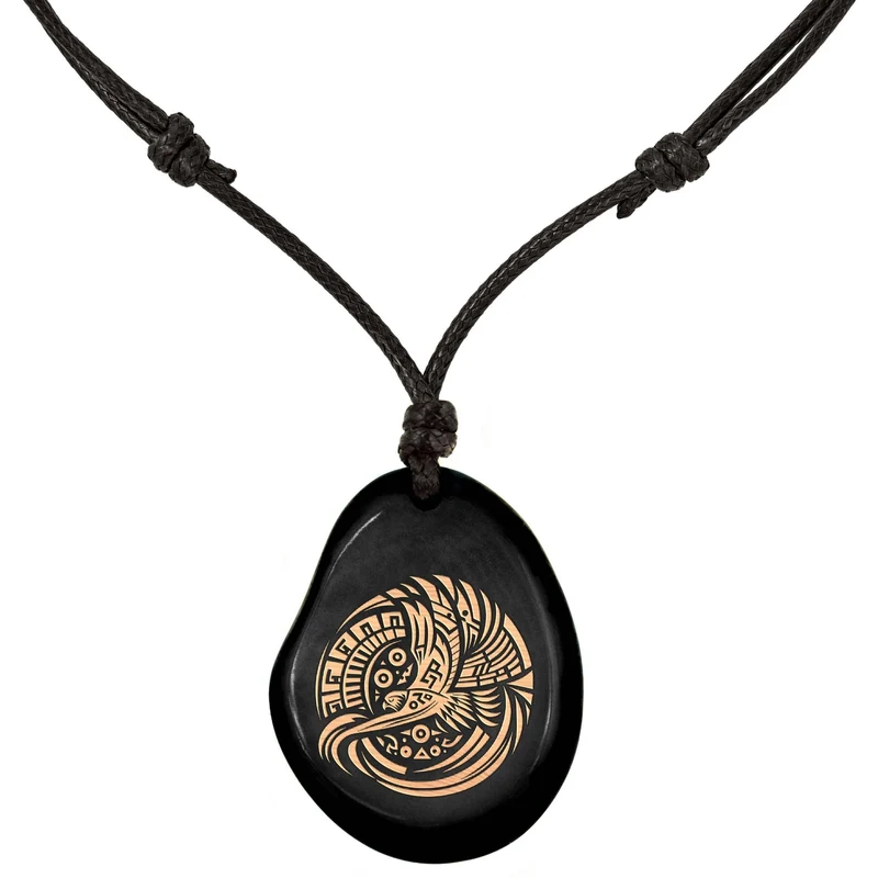 SCHWARZE Kette aus Taguanuss