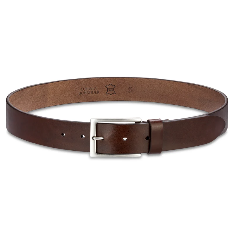 B-Ware: Herren Jeansgürtel „Vincent“ in Braun – 4 cm, satt, griffig & anschmiegsam