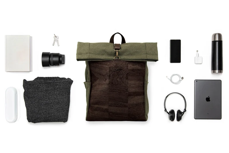 Kork-Rucksack Paco grün