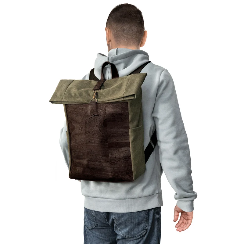 Kork-Rucksack Paco grün