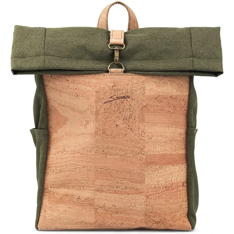 Kork-Rucksack Paco grün