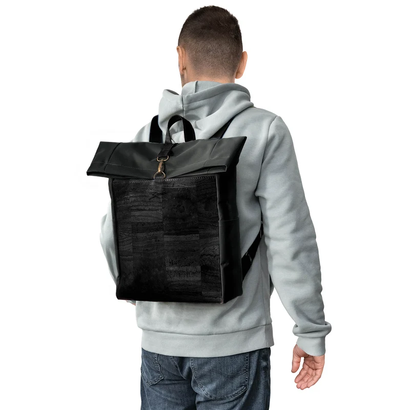 Kork-Rucksack Paco schwarz