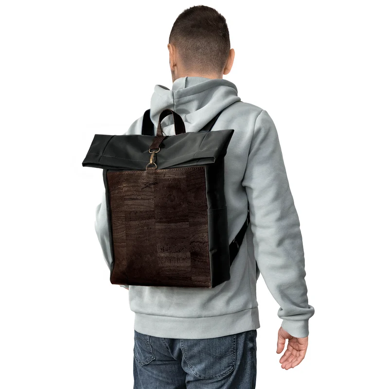 Kork-Rucksack Paco schwarz