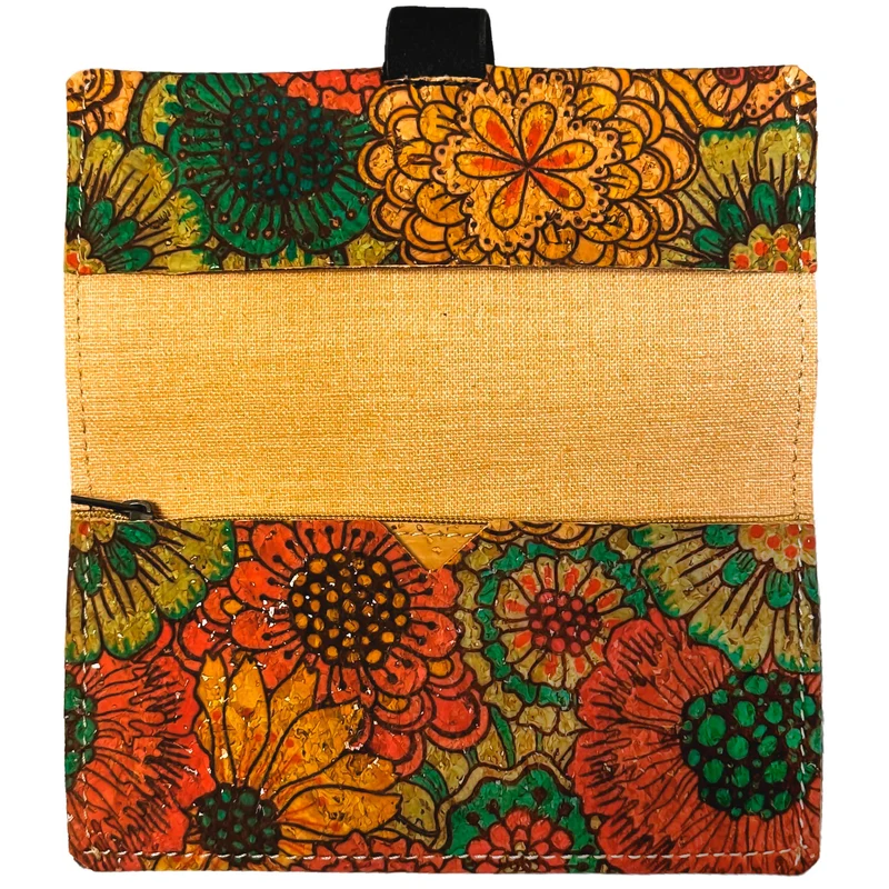 Kork-Tabaktasche Lisboa Print
