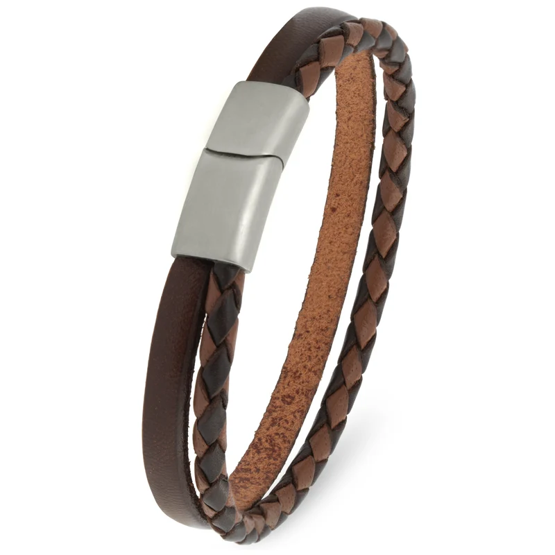 Lederarmband Elvegard
