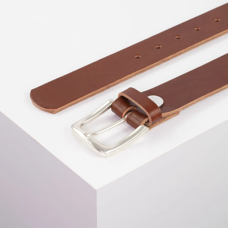 Ledergürtel 3,5cm mit Schnalle Kathmandu