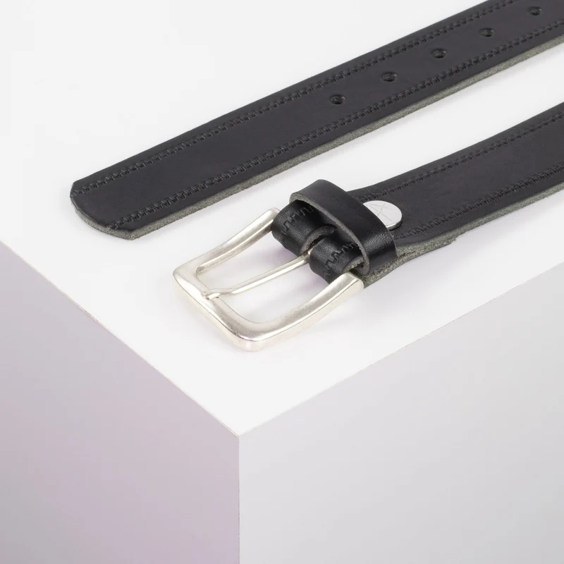 Ledergürtel 3,5cm mit Schnalle Kathmandu