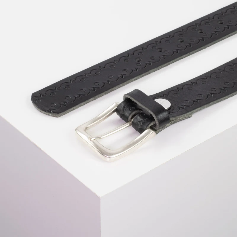 Ledergürtel 3,5cm mit Schnalle Kathmandu