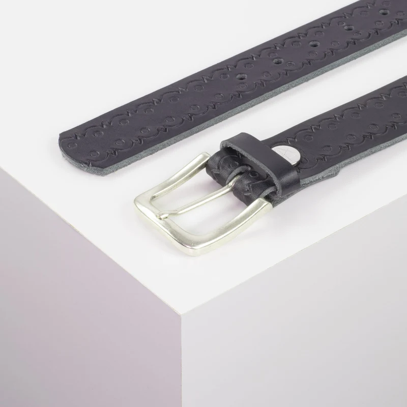 Ledergürtel 3,5cm mit Schnalle Kathmandu