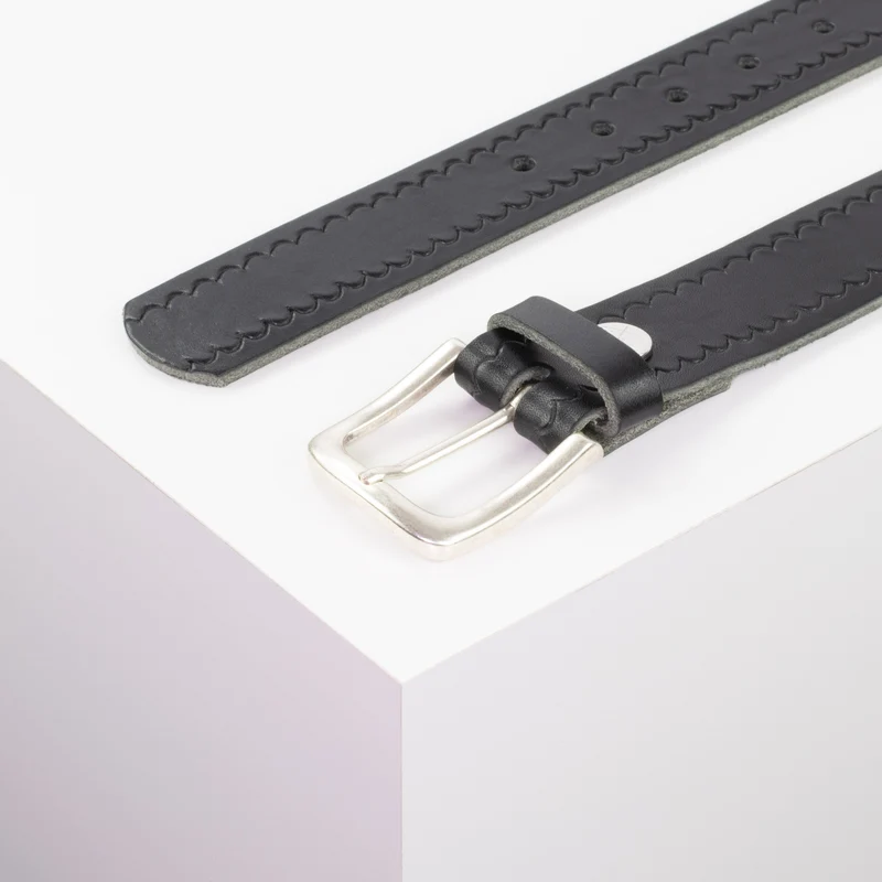 Ledergürtel 3,5cm mit Schnalle Kathmandu