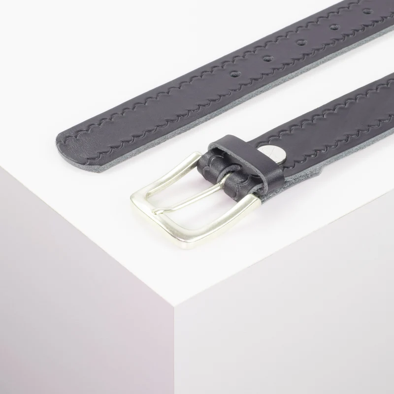 Ledergürtel 3,5cm mit Schnalle Kathmandu