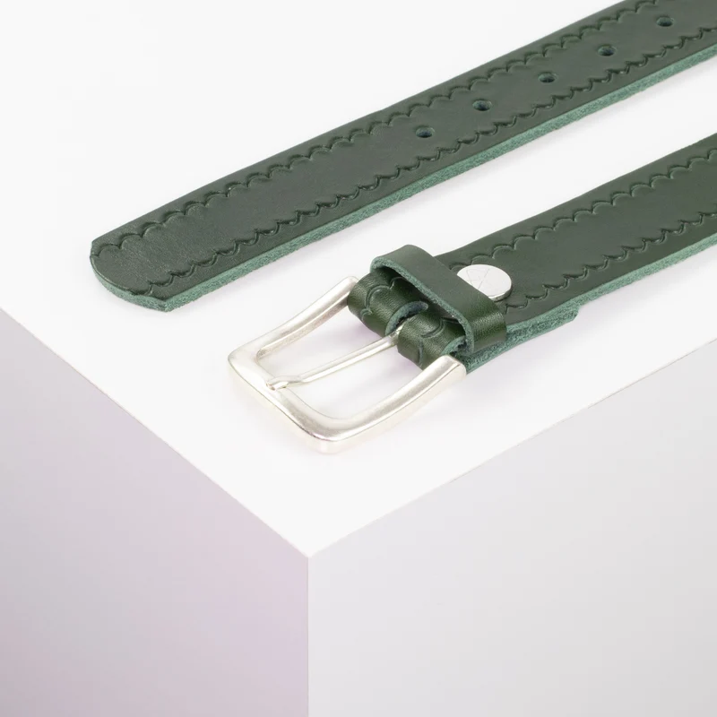 Ledergürtel 3,5cm mit Schnalle Kathmandu