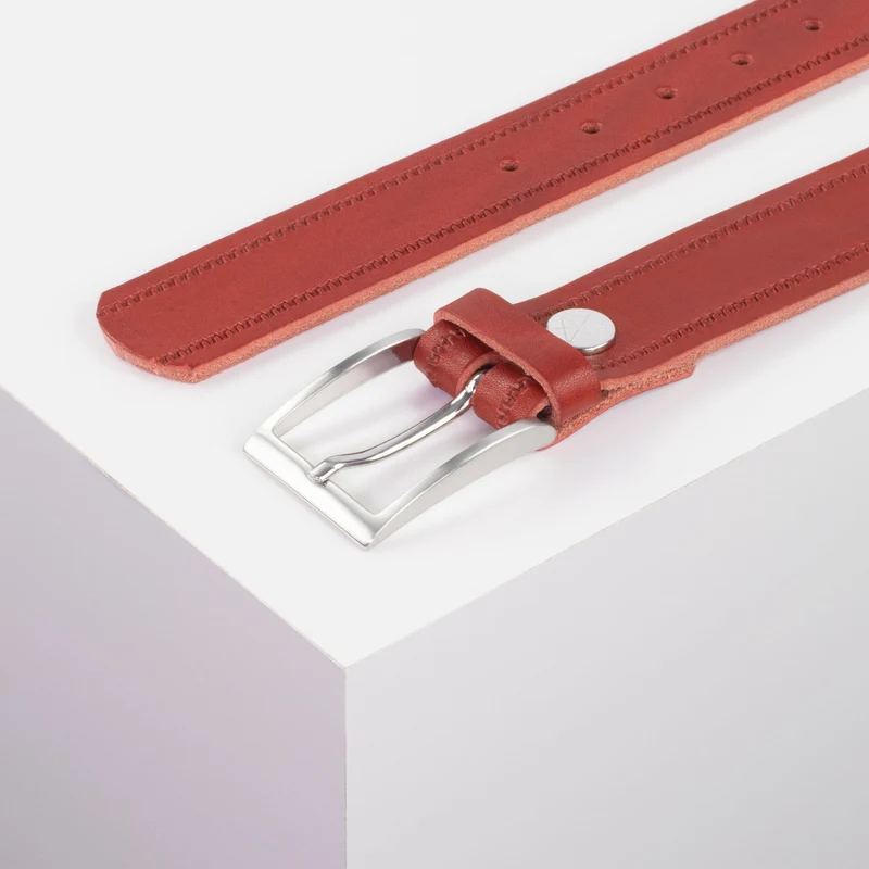 Ledergürtel 3,5cm mit Schnalle Los Angeles