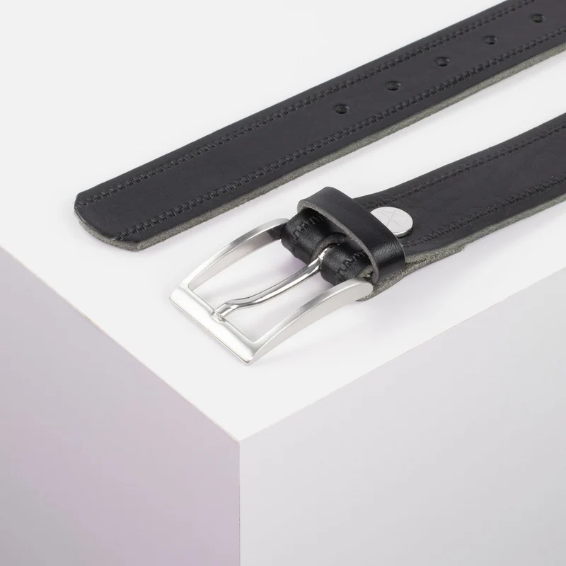 Ledergürtel 3,5cm mit Schnalle Los Angeles