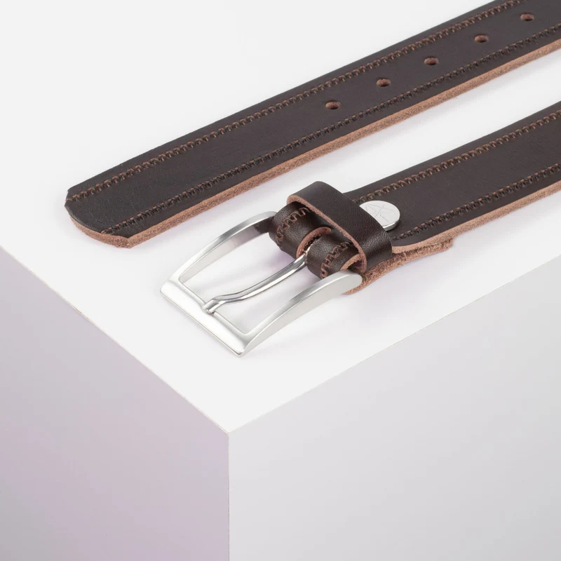 Ledergürtel 3,5cm mit Schnalle Los Angeles