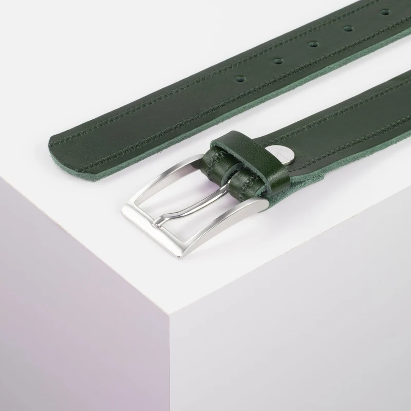 Ledergürtel 3,5cm mit Schnalle Los Angeles