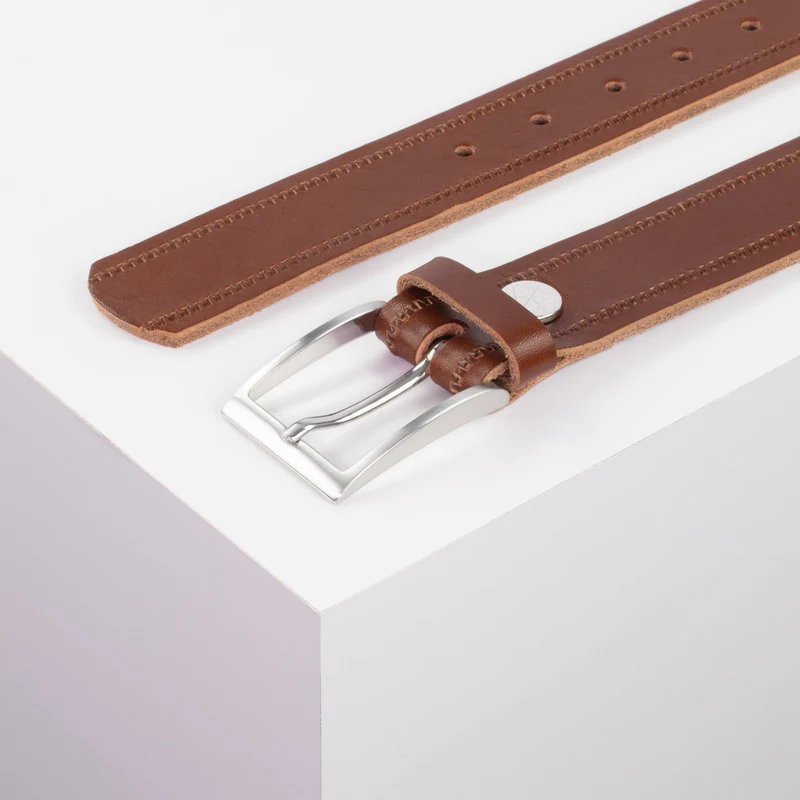 Ledergürtel 3,5cm mit Schnalle Los Angeles