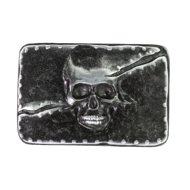 Gürtelschnalle 4cm Totenkopf