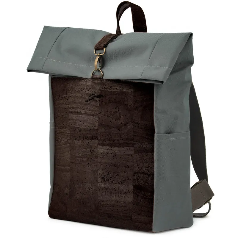 Kork-Rucksack Paco dunkelgrau