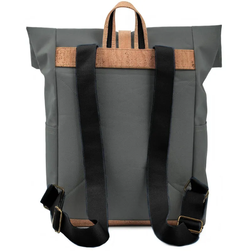 Kork-Rucksack Paco dunkelgrau