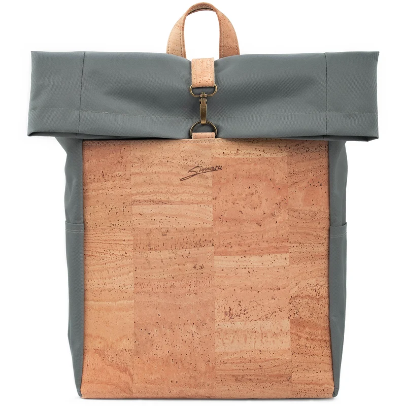 Kork-Rucksack Paco dunkelgrau