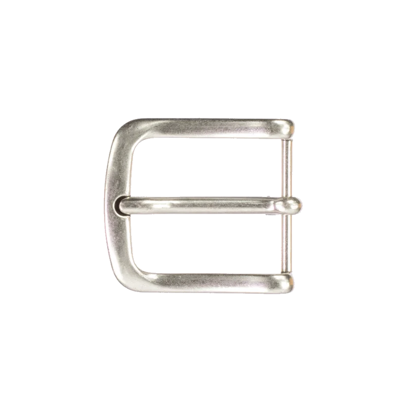 Gürtelschnalle 3cm Liverpool silber matt