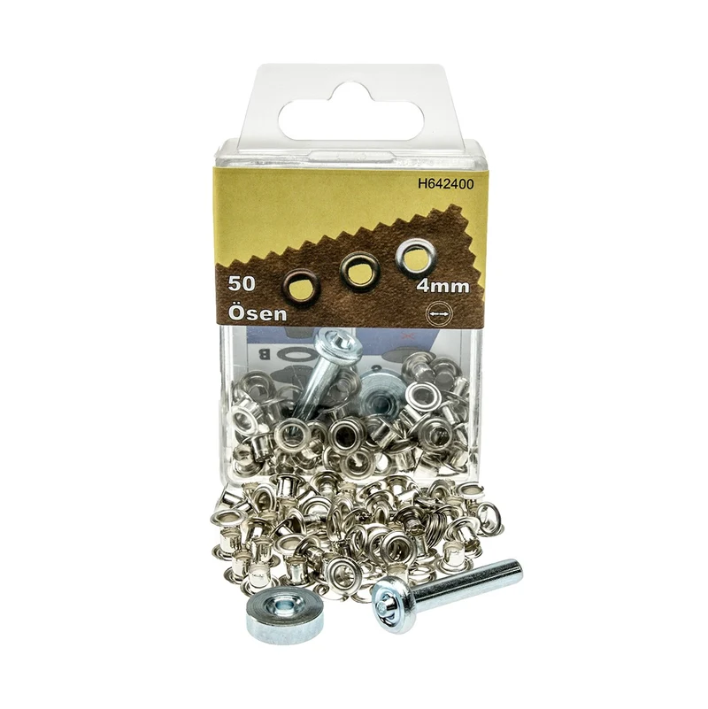 Ösen 4 mm – 50 Stück mit Werkzeug