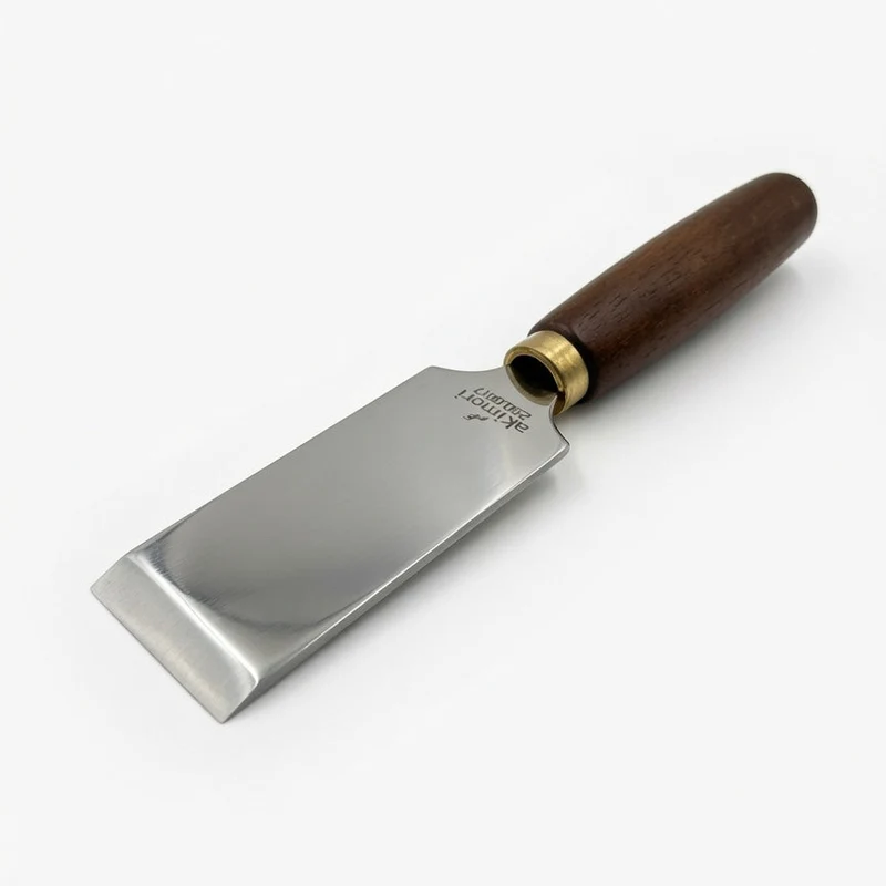 Akimori Flaches Ledermesser – Gerades Abstechmesser Modell 290.0817