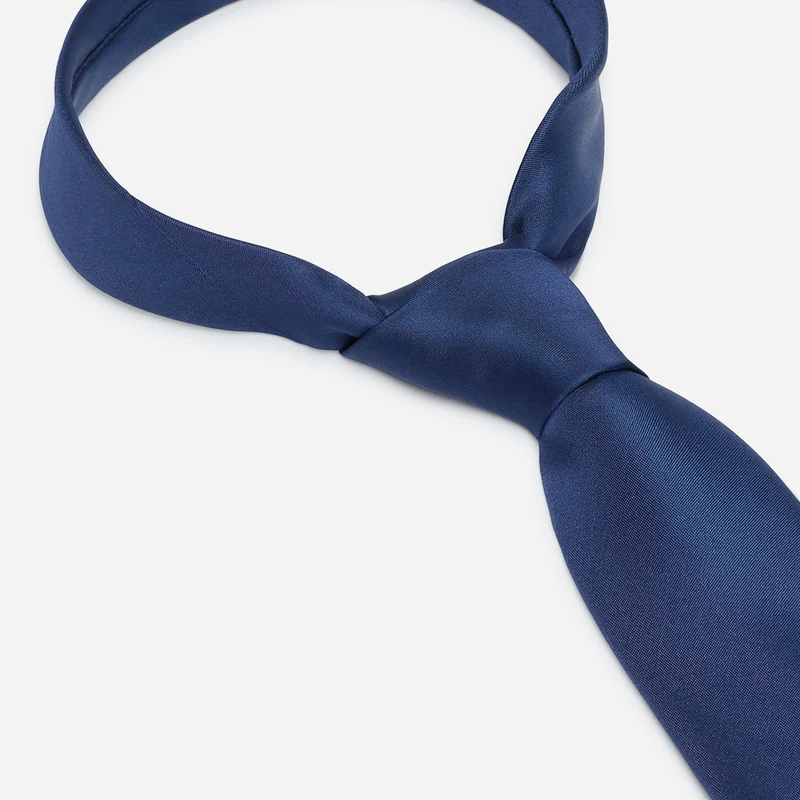 LUIGI navy uni – Seidenkrawatte