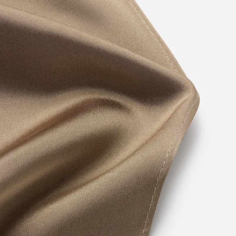 TONI camel uni – Seiden-Einstecktuch