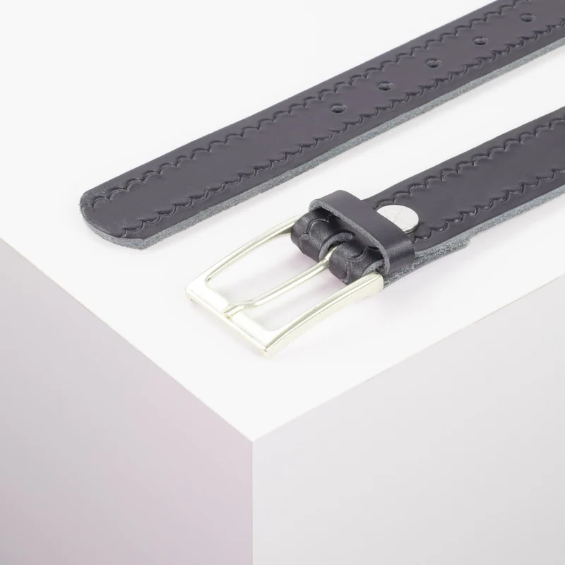 Ledergürtel 3,5cm mit Schnalle San Sebastian