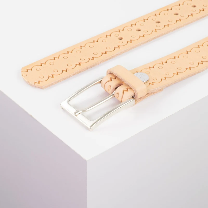 Ledergürtel 3,5cm mit Schnalle San Sebastian