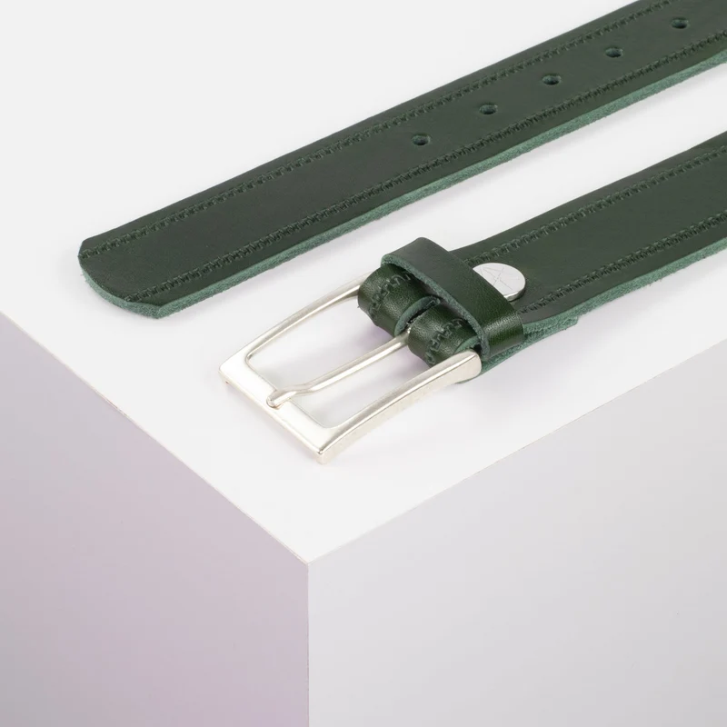 Ledergürtel 3,5cm mit Schnalle San Sebastian