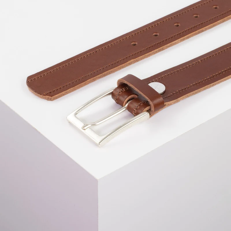 Ledergürtel 3,5cm mit Schnalle San Sebastian