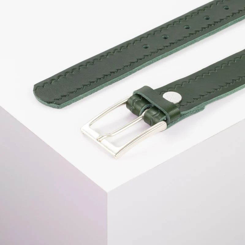 Ledergürtel 3,5cm mit Schnalle San Sebastian