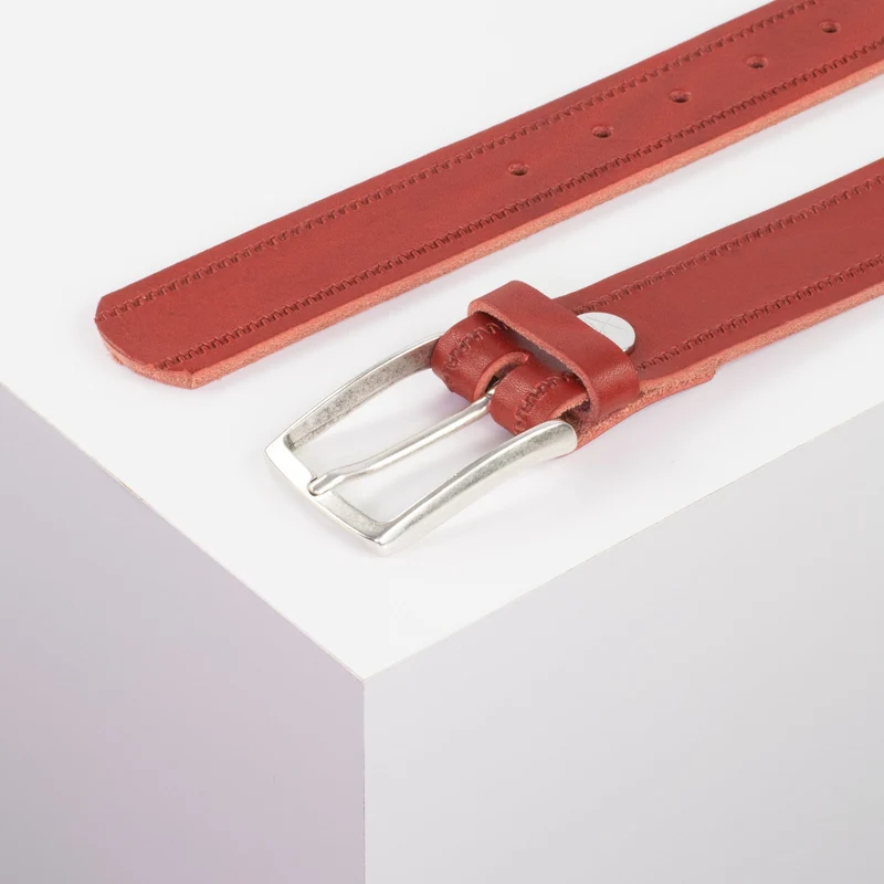 Ledergürtel 3,5cm mit Schnalle Valencia