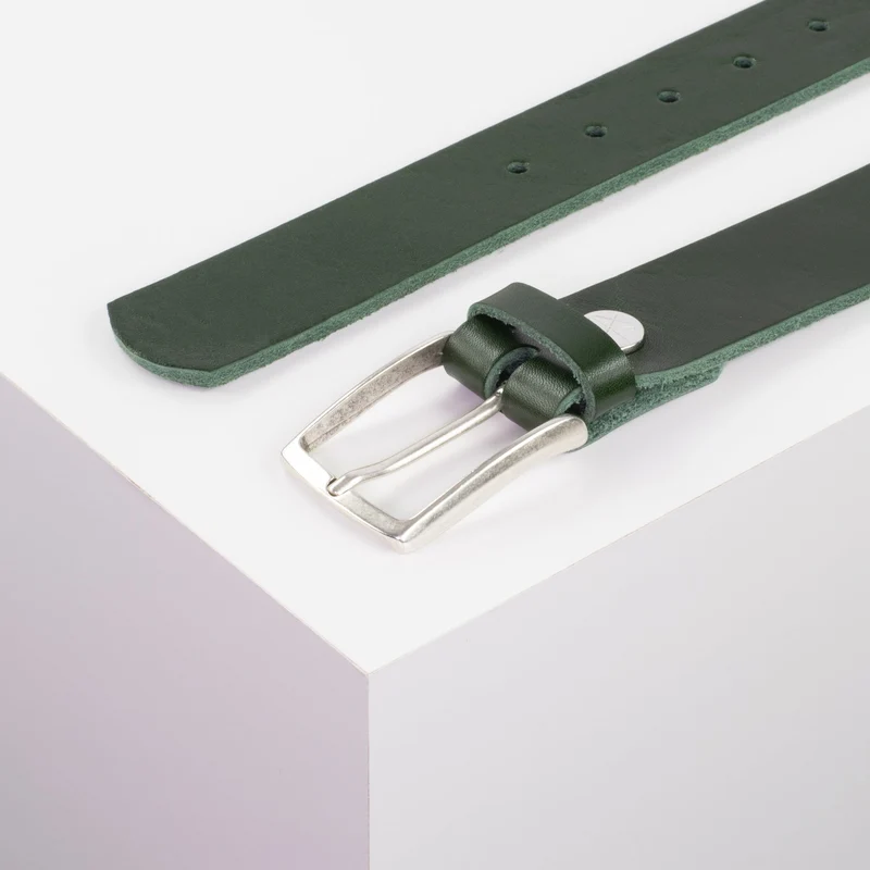 Ledergürtel 3,5cm mit Schnalle Valencia